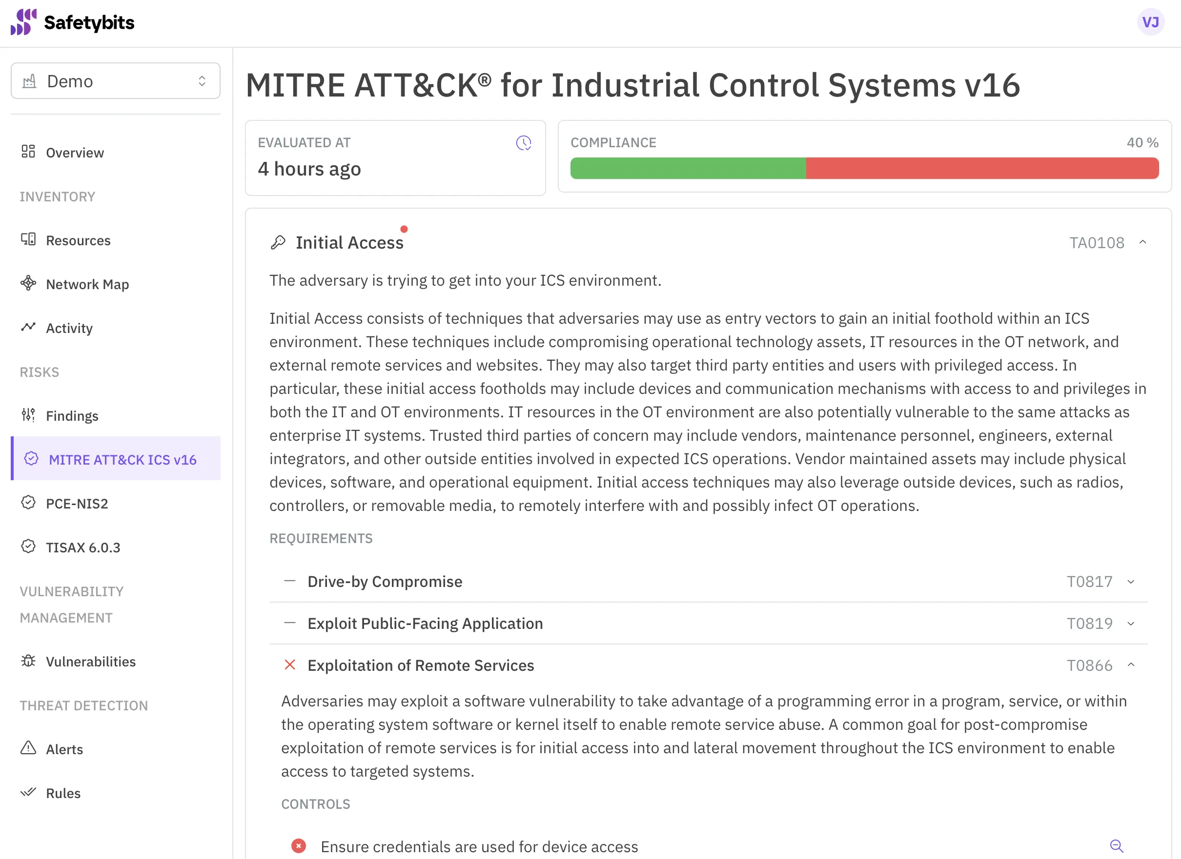 Safetybits MITRE Compliance Overview