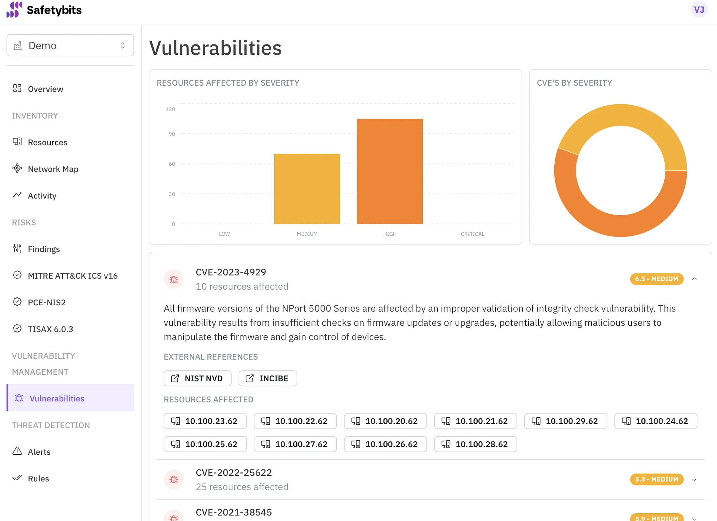 Safetybits Vulnerability Management Overview